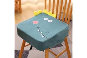 IIQI Rehausseur de chaise, Coussin Rehausseur Enfant Portable Eponge Confortable Coussins, Adapté pour les Repas des Jeunes Enfants. (F-10cm)