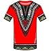 Produktbild BHYDRY Herrenmode African Printed T-Shirt Kurzarm Freizeithemd Top Bluse