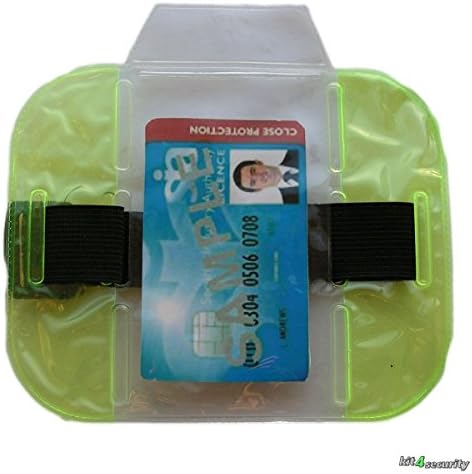SECURITY ARMBAND SIA ID BADGE LICENSE HOLDER – STANDARD YELLOW