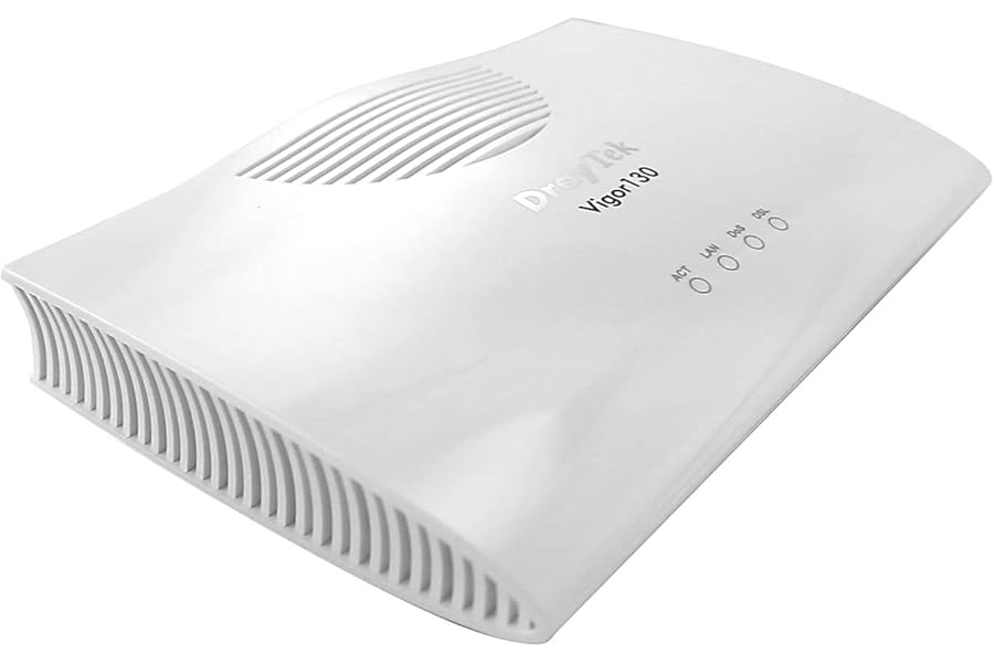 DrayTek Vigor 130 VDSL2/ADSL2+ Gigabit Ethernet Modem for FTTC/BT Infinity (Renewed)