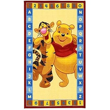 Toyone Disney Winnie Pooh Friends Kinder Teppich 170x100cm