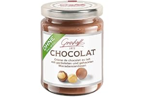 Grashoff Milchschokolade Macadamia | Schokoaufstrich | 250 g