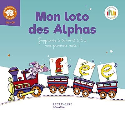 RECREALIRE-Mon Loto des Alphas, Nouvelle édition, Bleu