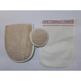 Anatolia Soap 1978 hand snap pumpkin body face 3 sets white thick flat Pouch, Purifies Dirt and Stains for the Whole Body. 3