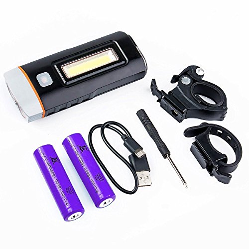 LED Fahrradbeleuchtung USB aufladbar Set,SGODDE LED Fahrradlicht, Ultra Hellen Wasserdicht Sport und Rücklicht,3 Licht-Modi,(1 USB-Kabel,1 Schraubendreher,2 Fahrrad Buckle) - 7