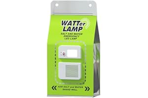 WOKII Lámpara LED de agua salada, lámpara de agua salada plegable LED para acampar al aire libre sin batería luz de emergencia para pesca