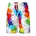 Produktbild Herren Strand Hose Yesmile Männer Bunt Gedruckte ZufäLlige Kurze Hosen Beach Shorts /Sommer Quick Dry Schwimmhose/Boxer Trunks Herren Sporthose/Freizeithose (XL, Multicolor )