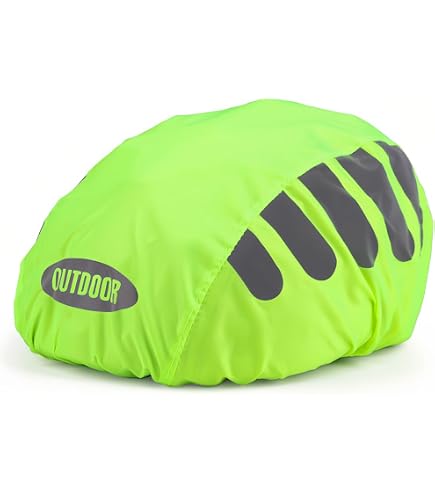 Housse De Pluie Réfléchissante Pour Casque De Vélo - Protection étanche Anti-poussière Pour Cyclisme - 5