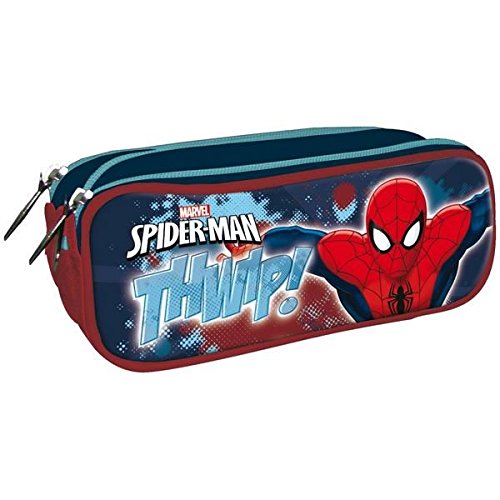 Spiderman - Portatodo Triple Cremallera 85x220x90mm Color Negro AST4724 Spiderman - Portatodo Triple Cremallera 85x220x90mm Color Negro AST4724