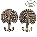 Produktbild demana gardinenhalterungen, Wand montiert Quaste Vorhang Raffhalter Haken Wandhaken Vorhang Raffhalter Peacock- Bronze