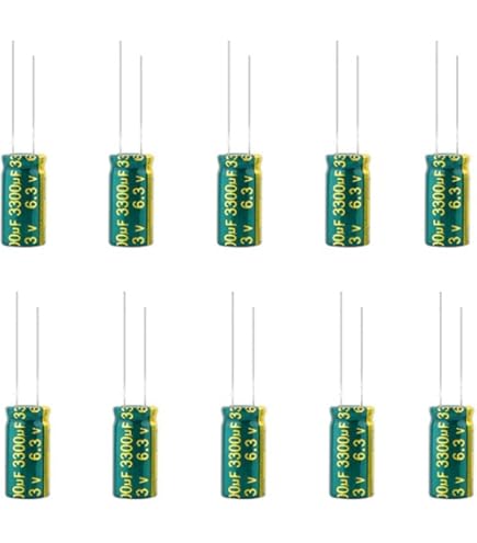 Condensatori Elettrolitici 100uF 20 35V - Alluminio, 6x7mm, Per Circuiti Elettronici Supercondensatori 12v
