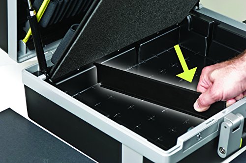 raaco Längstrennwand 55 L/XL für Werkzeugkoffer ToolCase, schwarz, 140782 - 3