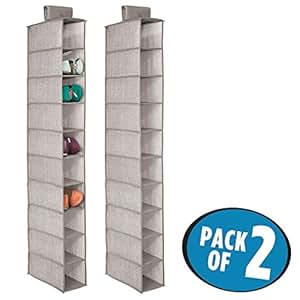mDesign Schuhregal hängend im Doppelpack – Schuhaufbewahrung mit je