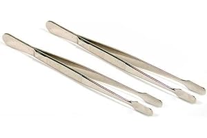 VORCOOL 2pcs Pinces de Timbre Philatélie Outils - Argent