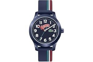 Lacoste Orologio con Movimento al Quarzo a Tre Lancette da Bambini Collezione LACOSTE.12.12 KIDS con Cinturino in Silicone