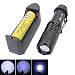 Produktbild 2000 Lumen Mini 12W CREE XML XM-L2 LED justierbare Zoomable Taschenlampen-Lampen-Licht-Fackel-Black (Inklusive Akku und Ladegerät)