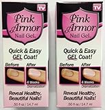 As Seen On Tv Set Of 2 Pink Armor Nail Growth Formula Treatments, 0 50 Fluid Ounce