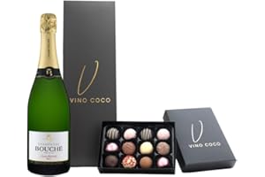 Vino Coco Champagne & Chocolate Truffles Gift Set - 12% ABV