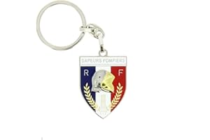 PATROL EQUIPEMENT Porte Clés Métal Sapeurs Pompier Ecusson Equipements - Multicolore - Patrol