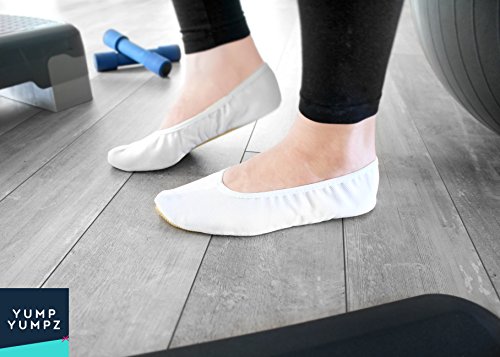 BAUMWOLLE #2 versch. Farben – Gymnastikschuhe aus Deutschland -YUMP YUMPZ- Turnschläppchen / Saalturnschuhe / Ballettschuhe / Flats – in verschiedenen Größen. - 7