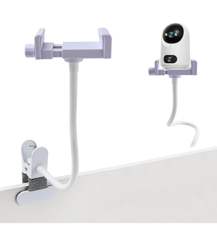 Support Universel Pour Babyphone - Fixation Flexible 360° Pour Lit Bébé Et Téléphone
