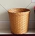 Produktbild Die rattan Hausmüll kann das Büro des kreativen Wohnraum ohne den Papierkorb Abdeckung manuell vorbereitet Spielzeug barrel Farbe zugeben, Natural Finish