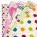 5 x Lovely Owls & Dots Super Soft High Quality Baby Flannel Muslin Squares, Large 80x70, 100% Organic Brushed Cotton Baby Flannelette. Ideal for Newborn - Baby Girl or Baby Boy. Lovely Set by GMGold