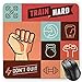 Produktbild HYYCLS Fitness Mauspads, Gym Crossfit Trainings Achievement Victory Strength Determination Don't Quit Phrase, Standard Size Rectangle Non-Slip Rubber Mousepad, Multicolor