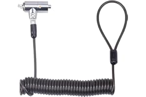 I3C Câble Antivol PC Portable Câble de Sécurité Serrure de Sécurité en Acier pour Ordinateur Mécanisme de Verrouillage pour Dell N17 Verrou à clés