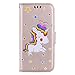 Produktbild Galaxy J7 2017 Hülle, Bear Village® Hülle mit Standfunktion und Kartenfach, Hülle mit TPU Innere, Magnet Ständer Leder Tasche für Samsung Galaxy J7 2017, Gold