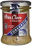 Tarro de Atún Claro en Aceite de Oliva. Tarro 195gr
