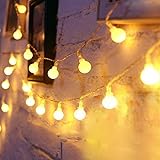 Fairy Lights, Eruibos Waterproof, Outdoor/indoor Copper Fairy Lights With Remote Timer For Bedroom, Balcony Furniture, Party,