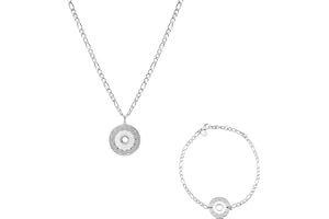 LUUK LIFESTYLE Collares, pulseras y conjuntos de joyas de acero inoxidable, diseño moderno, joyas para ella, accesorios de moda para mujer, estilo chic y elegante, colores oro, plata y rosa