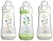 MAM Anti-Colic 260Ml Bottle - 3Pk Unisex (Green/ White)