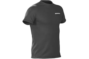 SMMASH Camicia Sportiva Camicia Funzionale A Maniche Corte da Uomo Camicia da Corsa Camicia A Maniche Corte T Shirt Camicia da Allenamento