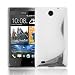 Produktbild HTC Desire 300 Silikonhülle in HALB DURCHSICHTIG von Cadorabo - S-Line Design TPU Schutzhülle für HTC Desire 300 – Handyhülle Bumper Case Backcover in HALB TRANSPARENT