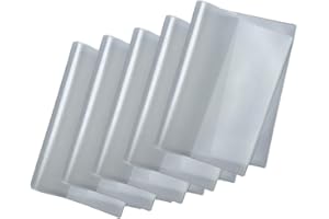 LELIAFLEURY 5 Pcs A5 Clear Book Cover Frosted Book Protector Sleeve Waterproof PVC Protector Cover for School Home Office