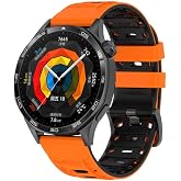 Rongep Huawei ile Uyumlu Mecha Style 22mm Kordon GT6/GT6 Pro/GT5/GT5 Pro/GT4/GT3/GT3 Pro/GT2/GT2 Pro 46mm i&ccedil;in Nefes Alabilen