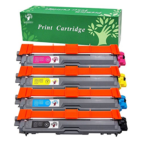 GREENSKY 4 PK Kompatibler Toner für for Brother TN-241 TN-245 Hochleistungs Tonerkartusche Passend für Brother DCP-9020CDW HL-3140CW HL-3150CDW HL-3170CDW MFC-9140CDN MFC-9330CDW MFC-9340CDW Printer - 4Packs(Schwarz, Cyan, Gelb, Magenta)