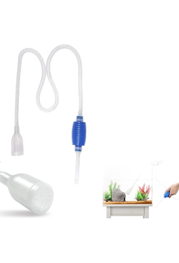 Aspiratore Per Acquario 7 Pezzi - Sifone Per Pulizia Sabbia E Cambio Acqua - Lunghezza 2.2m - Foto 8