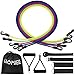 Produktbild HOMIEE Widerstandsbänder Gymnastikband Set 5 Fitnessbänder Resistance Band Expander aus Latex für Ganz Körper Workout Trainingsguide Yoga Band Tubes Pilates Trainingsbänder