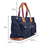 Wickeltasche, MixMart Pflegetasche Umhängetasche Tragetasche Babytasche Handtasche mit separatem, verstellbarem Schultergurt/ für Windeln, Baby-Kleidung, Flaschen inklusive Wickelunterlage und Stroller Hooks - 3