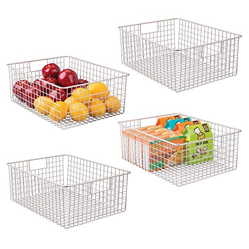 Valink Panier De Rangement Flexible En Plastique Avec Poignées - Portable - Organiseur De Bureau - Pour étagères - En Polypropylène épais - 3 Tailles