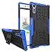 Produktbild Sony Xperia XZ Handy Tasche, FoneExpert® Hülle Abdeckung Cover schutzhülle Tough Strong Rugged Shock Proof Heavy Duty Case für Sony Xperia XZ (Blau)