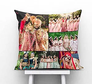 DreamVio Photo Cushion/Pillow for Gift to Husband,Wife,Mother,Father,Girl, Boy,Best Friend on Birthdays,Valentine,Rakhi with Filler. Size:- 12x12 inches, Colour:- Multi, Style 19