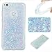 Produktbild Huawei P8 Lite 2017 hülle flüssig, LuckyW PC Hardcase Handyhülle für Huawei P8 Lite 2017 3D Bling Glitter Glitzer Flowing Fließend Liquid Flüssig Shinny Moving Star Floating Trend Schwimmend Treibend Stern Quicksand Sparkle Crystal Kristall Tasche Flexible Kratzer Stoßfest Scratch-Resistant Shockproof Etui Bumper Case Cover - Blauer Stern