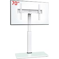 Supporto TV Da Pavimento AOKCOS Per Schermi 32-65” – Regolabile, Con Ruote E Ripiano, VESA 400x400mm