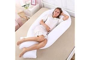 GB TEXTILE 9ft Comfort U Pillow - Full Total Body Pregnancy Maternity Support