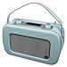 Produktbild KitSound Jive Retro Tragbares DAB Radio mit Dual Alarm Wecker, UK Netzstecker und Tragegriff - Blau