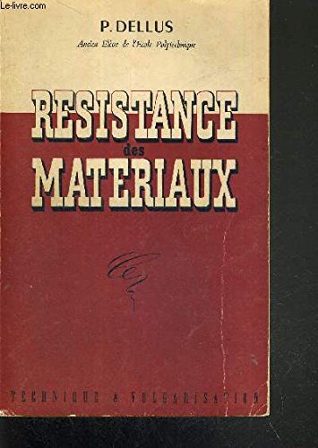 Book's Cover of Resistance des materiaux